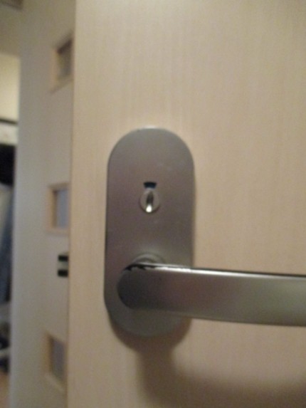 レバーハンドル　表示錠