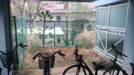 駐輪場　屋根