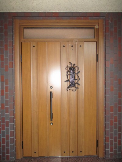 アルミ玄関親子ドア
