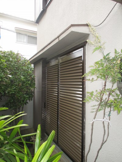 雨戸施工後