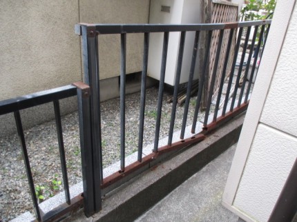 スチール製　フェンス