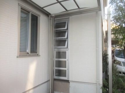 オーニング窓完成