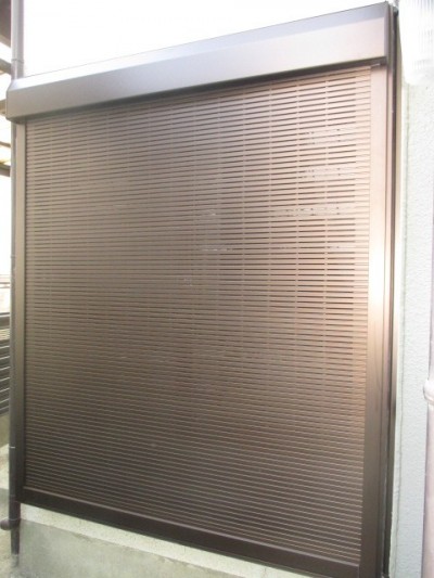 シャッター施工後