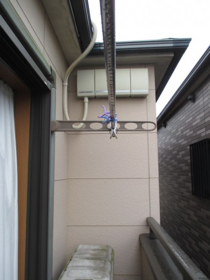 テラス屋根　現場調査