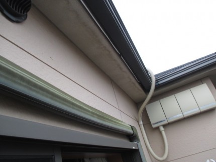 テラス屋根　現場調査