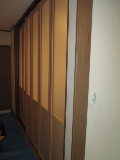 間仕切り施工後