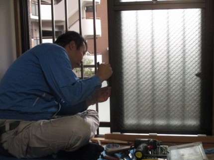 防音サッシクレセント