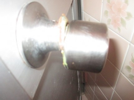 浴室側も握り玉