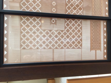 寺院に収められた組子