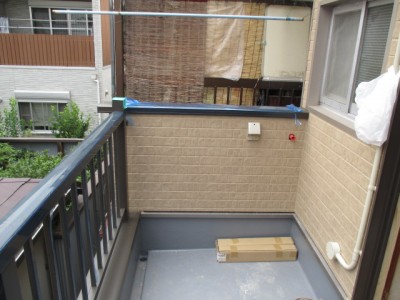 アルミ笠木　施工後