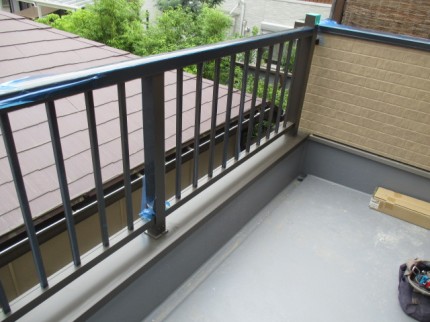 アルミ笠木　手摺