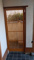 木製建具格子戸