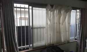 4枚建て引き違い窓　カバー工事　施工前