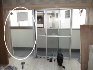 サッシカバー工事前