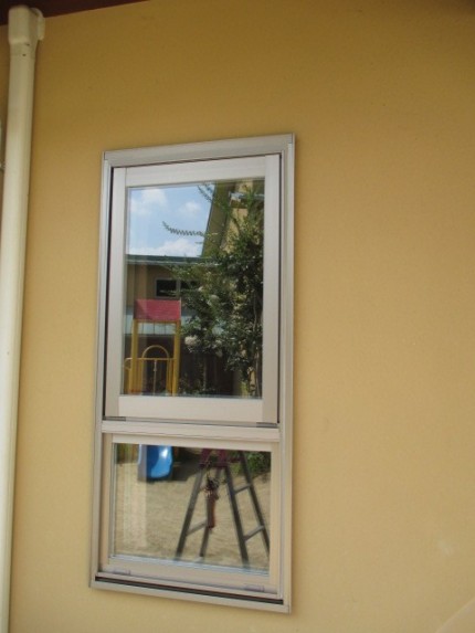 縦滑り窓+Fix　カバー工事