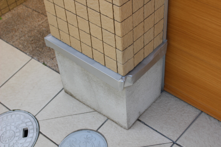 外壁水切り修理１