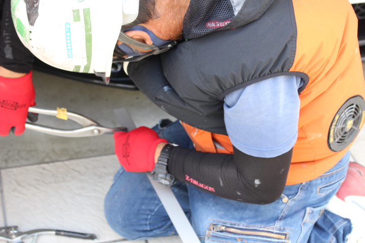 外壁水切り修理７