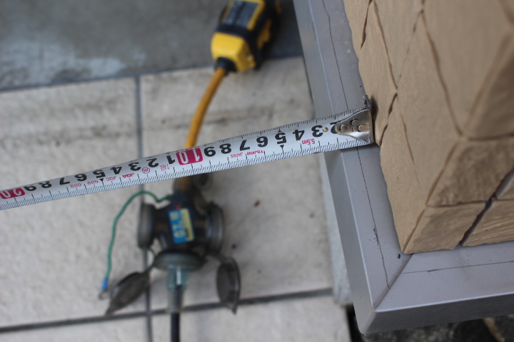 外壁水切り修理６