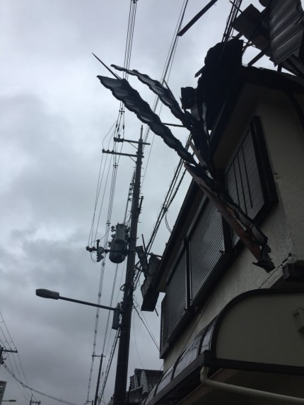 台風の被害