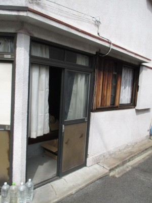 木製雨戸　取替　施工前