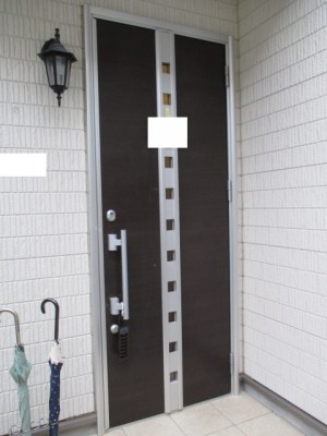 玄関施工前