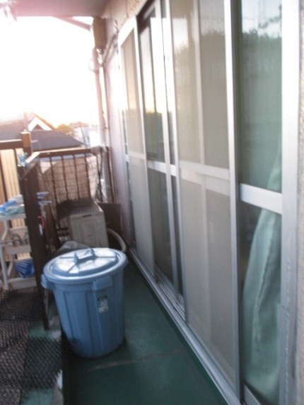 4枚引きサッシ施工前