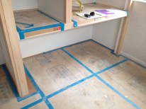 木製建具　引違　設置前