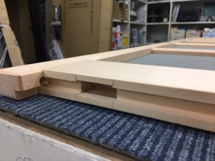 木製建具　網戸下側