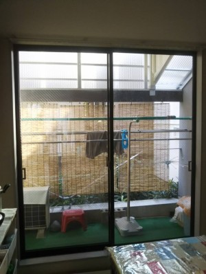 内窓　掃き出し