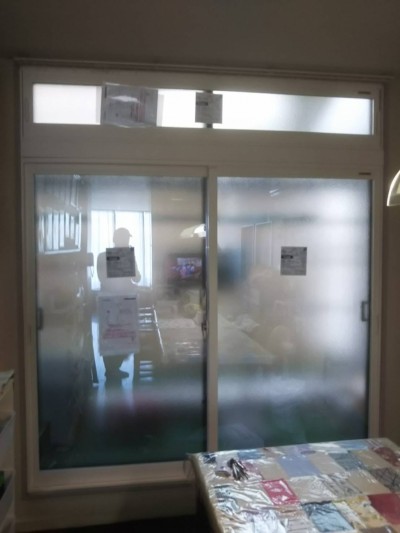 内窓　掃き出し取付後