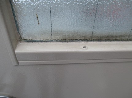 スチールドア　ガラス