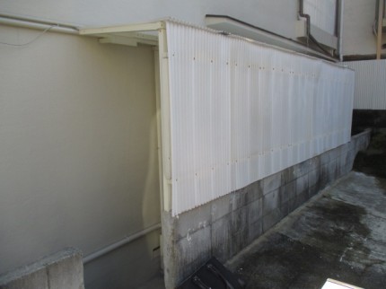 波板テラス屋根