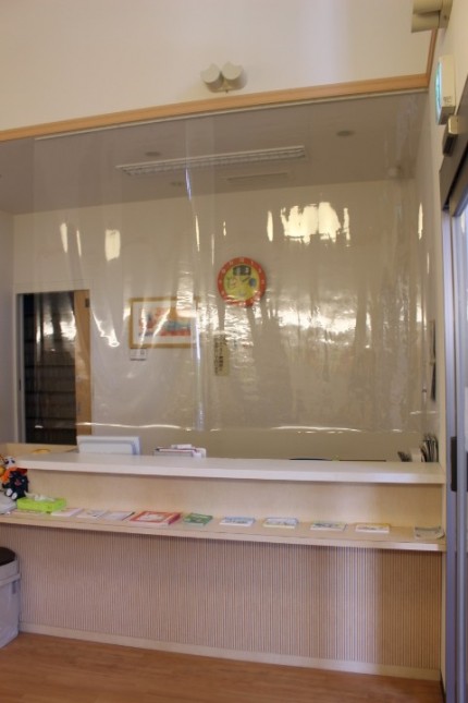 間仕切りシート施工後１