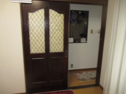 木製上吊りハンガードア