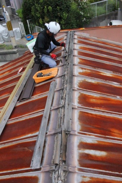 吹田市棟包み修理５