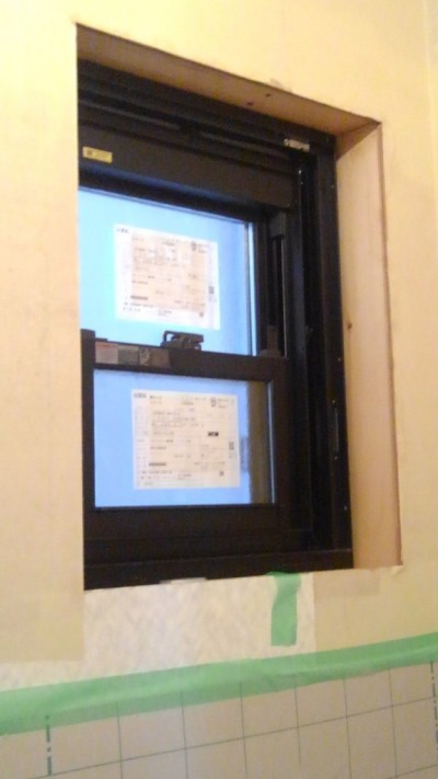 上げ下げ窓　カバー工事