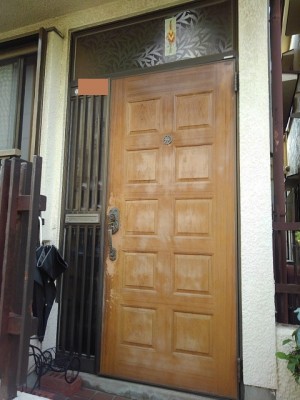 YKK　APドアリモ　施工前