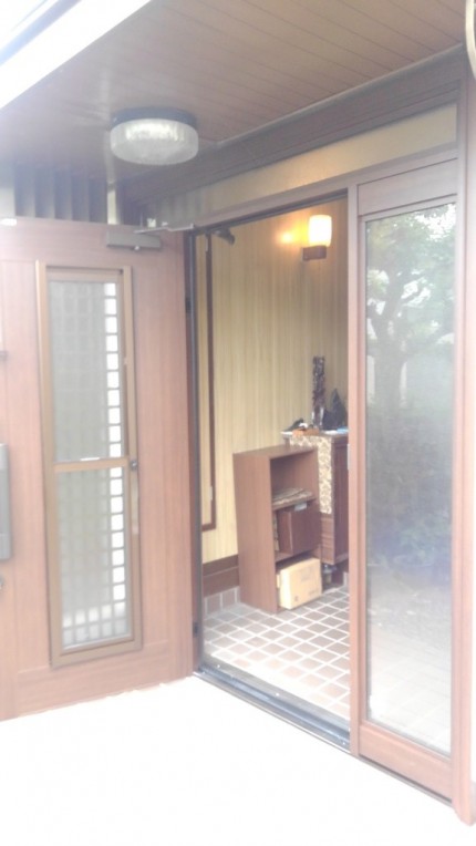 ドアリモ　玄関ドア　施工後