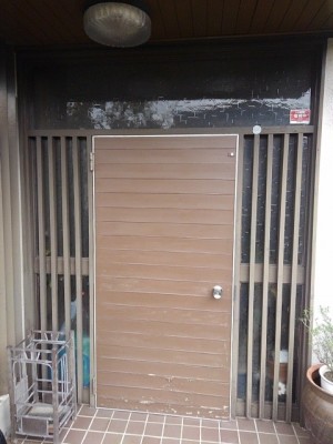 リフォーム玄関ドア　施工前