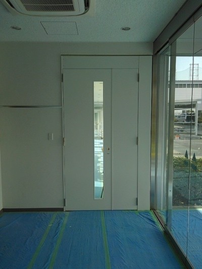 スチールドア　施工後