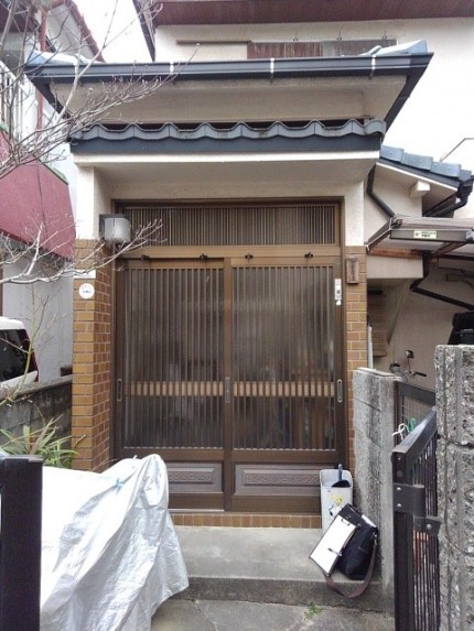 テラス屋根　施工前