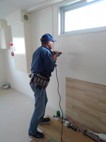 ライシス門扉　施工中