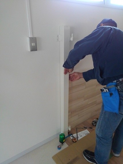 ライシス門扉　施工中2