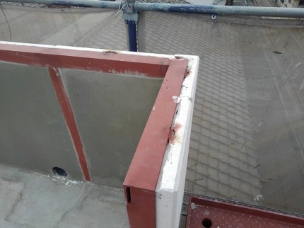 アルミ手すり　施工前