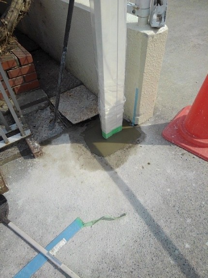 伸縮ゲート　施工後