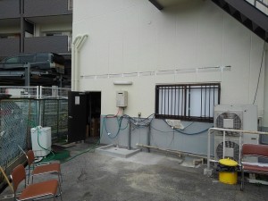 テラス屋根施工前