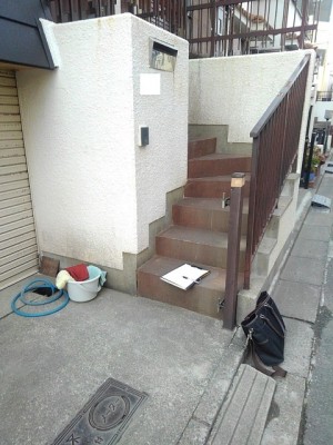 シンプレオ門扉　施工前