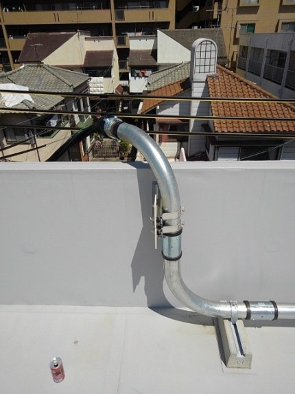 アルミ手すり　施工前