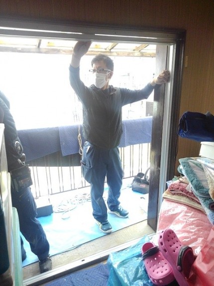 カバー工事　施工中2