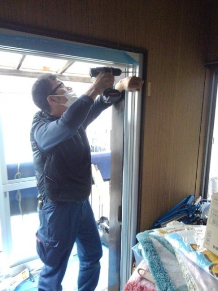 カバー工事　施工中4